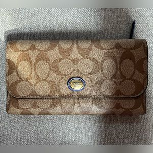 Tan Coach Wallet